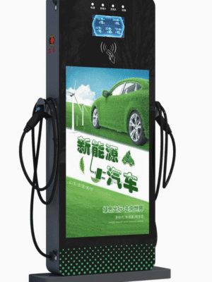 Factory RFID Card Floor Type AC 7kw 11kw 22kw 44kw EV Charger Station Ground Mounted Electric Car Charger WEN