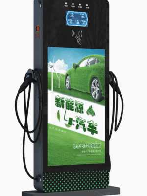 Yaolaichong Type 2 LCD Screen Electric Car 14/22kw EV AC Charger Station Charging Pile for Electric Vehicle WEN